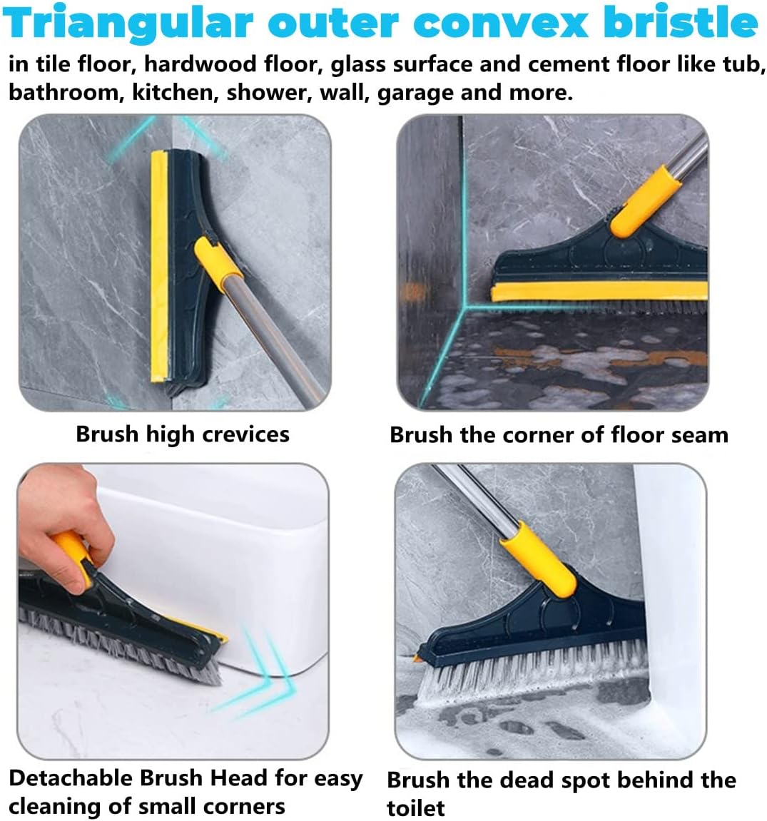 Cepillo de limpieza 2 en 1 ajustable de 120°