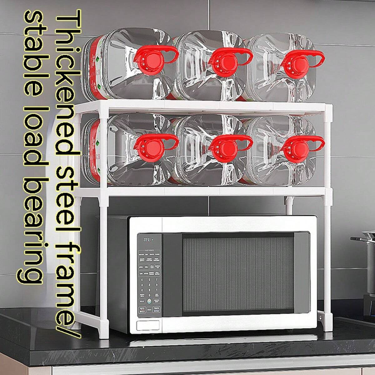 Estanteria extensible para microondas