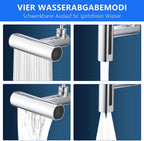 Grifo giratorio con cascada para extensión 4en1