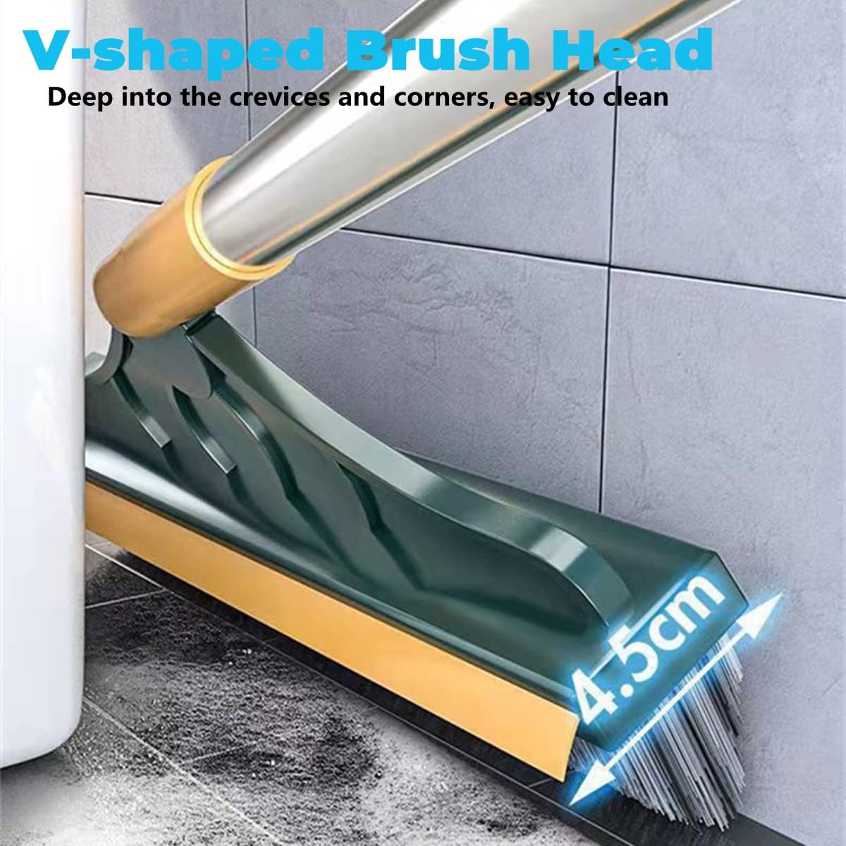 Cepillo de limpieza 2 en 1 ajustable de 120°