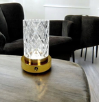 Lámpara de cristal multifunción para mesa